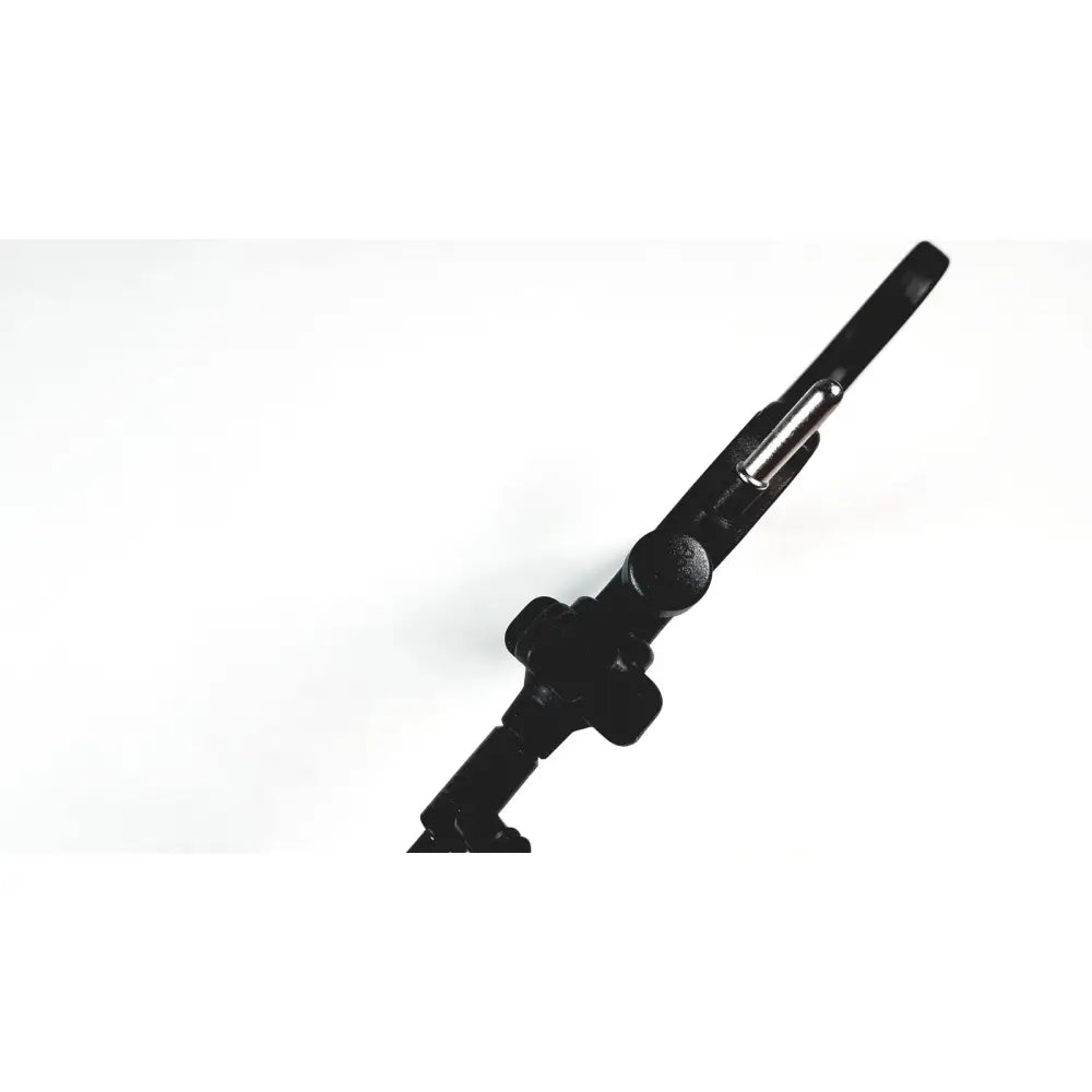 Black metal tripod leg with matte finish and adjustable joint mechanism for karl storz endoscopy handle medical equipment