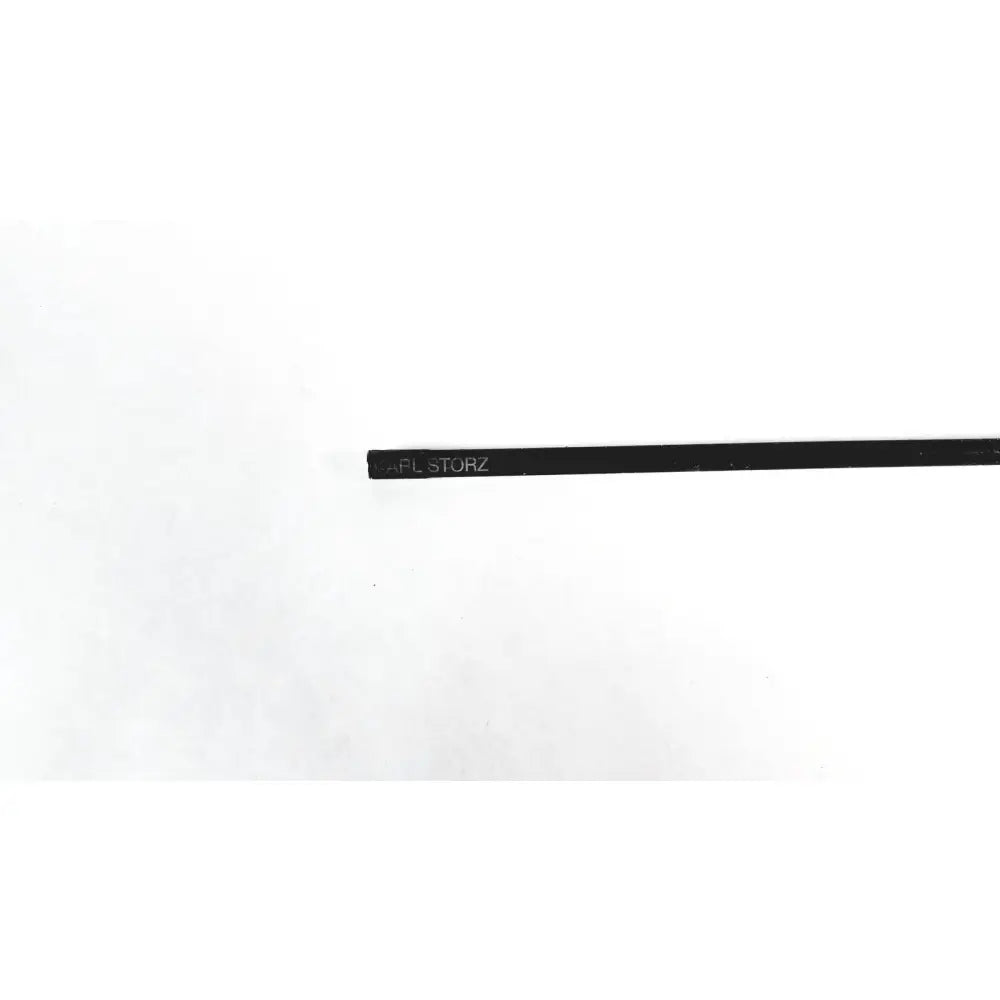 Black plastic zip tie with fl storz printed in white for karl storz clickline handle with insulated shaft laparoscopic tool