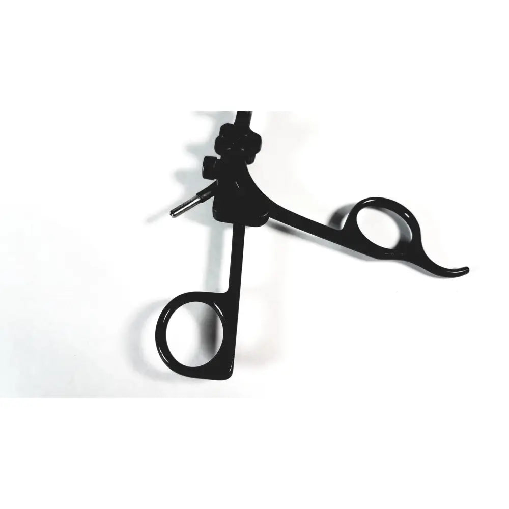 Black karl storz clickline handle with ergonomic grips and insulated shaft laparoscopic precision-engineered tool
