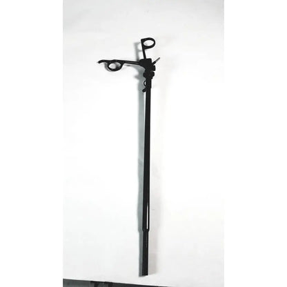 Black metal monopolar surgical handle with long handle and two curved looped ends by Karl Storz for electrosurgical use