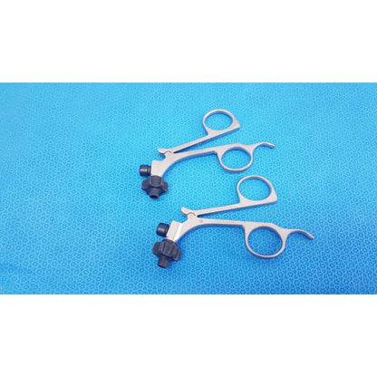 Reuse Medical Karl Storz 33131 Clickline Handle – Laparoscopic Surgical Instrument Lot of 2 Laparoscopic Instruments, second-hand product photo 1