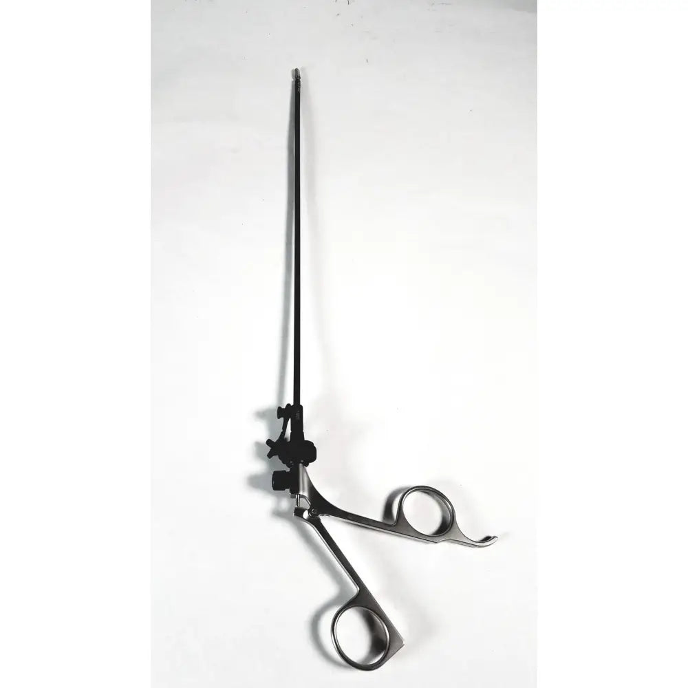 Stainless steel karl storz 33131 clickline metal handle laparoscopic surgical instrument with slender handle and finger loops