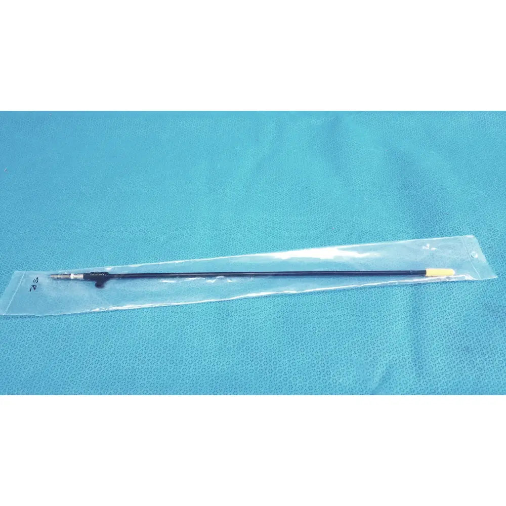 Black insulated outer tube with yellow tip encased in clear plastic packaging from Karl Storz model 33300 surgical instrument