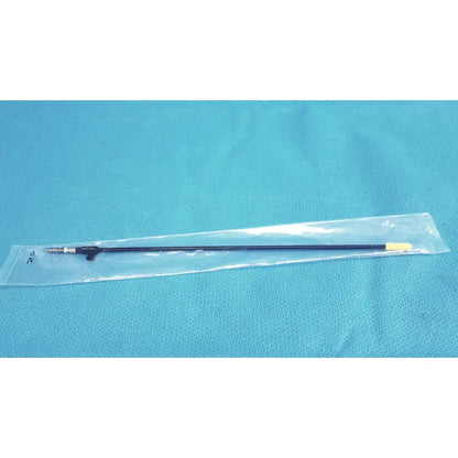 Black insulated outer tube with yellow tip encased in clear plastic packaging from Karl Storz model 33300 surgical instrument