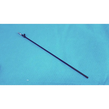 Black karl storz outer tube clickline instrument with metallic tip and jointed connector for surgical use