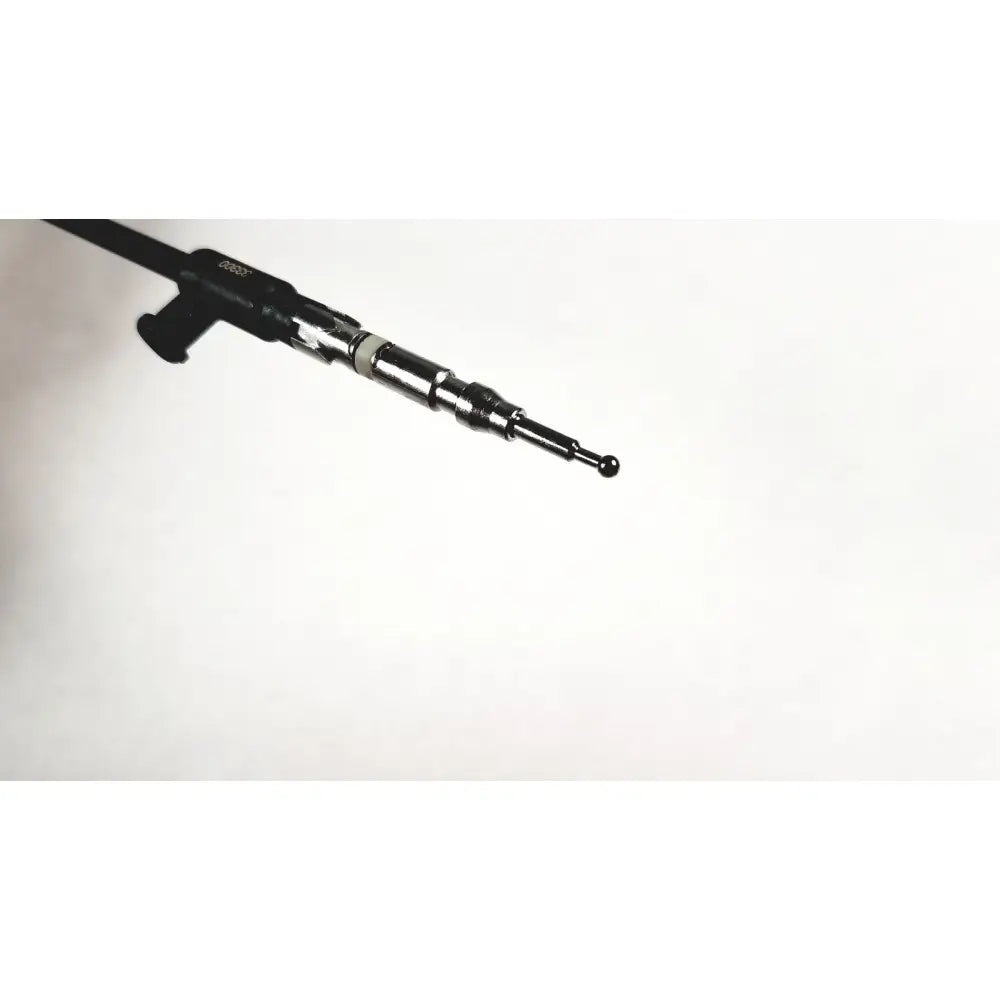 Black and silver medical-grade karl storz 33300mw clickline endoscope with sleek cylindrical design for surgical use