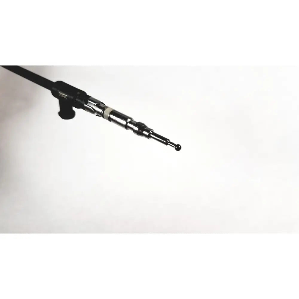 Black and silver medical endoscope with sleek segmented design karl storz 33300mw clickline scissors insert