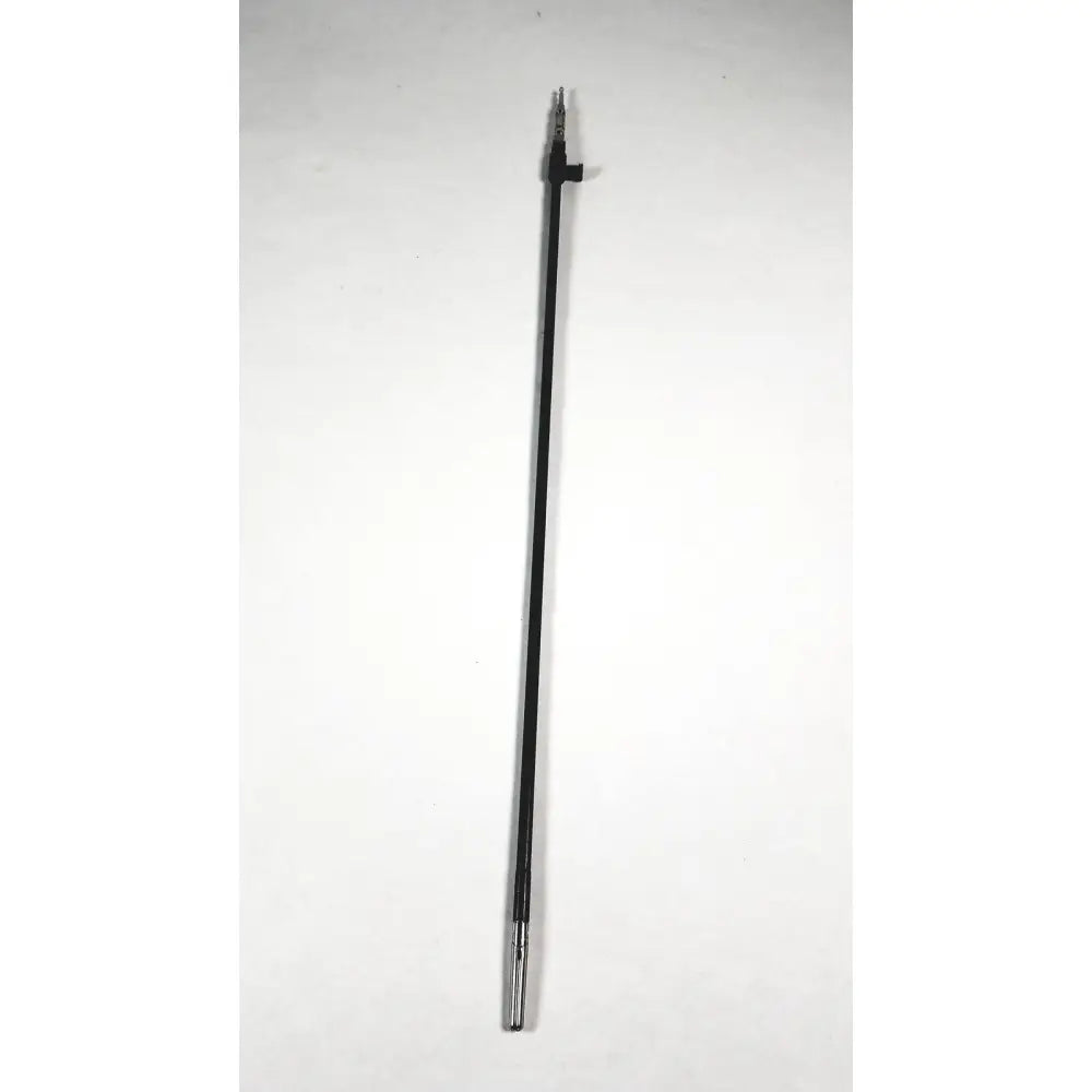 Black carbon fiber rod with metallic tip and threaded end in Karl Storz 33300MW Clickline scissors insert surgical tool