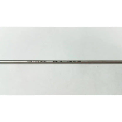 Two slender metallic rods with engraved markings of karl storz 33310 clickline grasping insert surgical instrument