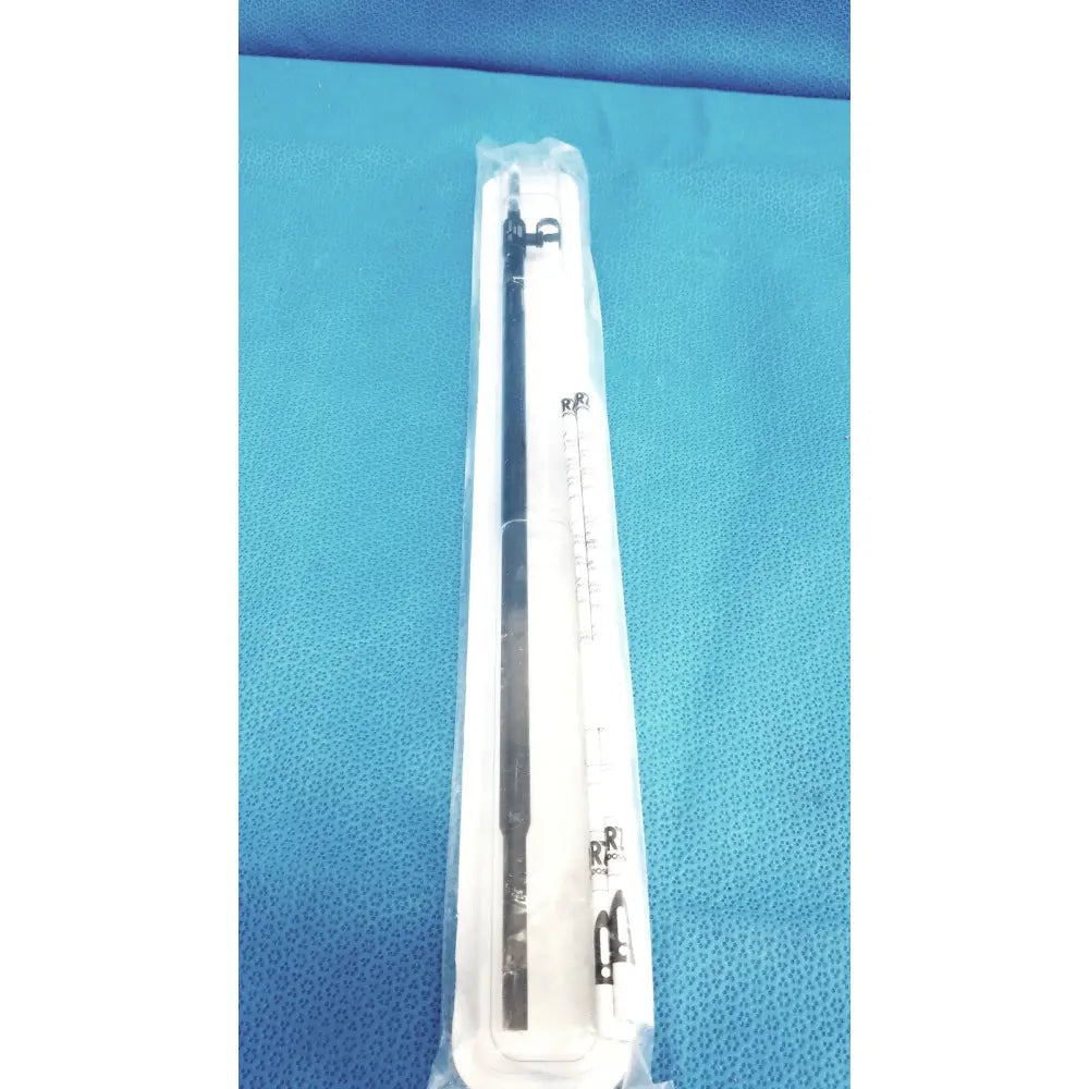 Black and white Karl Storz 33500 clickline insulated outer sheath tube in clear plastic packaging