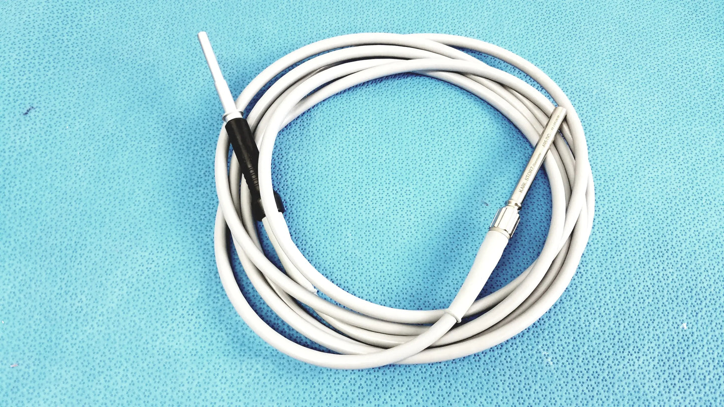 Karl Storz 495DC Fiber Optic Light Cable Straight Connector Fiber Optic Light Cable with Straight Connector, second-hand product photo 1