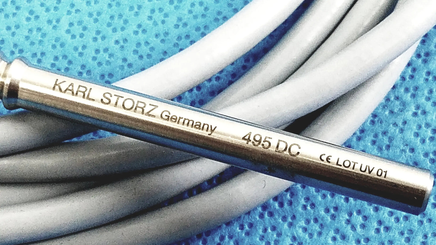 Karl Storz 495DC Fiber Optic Light Cable Straight Connector Fiber Optic Light Cable with Straight Connector, second-hand product photo 3