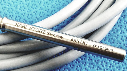 Karl Storz 495DC Fiber Optic Light Cable Straight Connector Fiber Optic Light Cable with Straight Connector, second-hand product photo 3