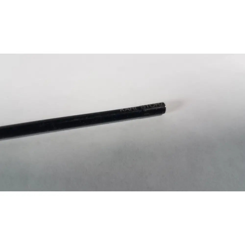 Black karl storz clickline pencil with matte finish and engraved branding for surgical instrument handle and shaft
