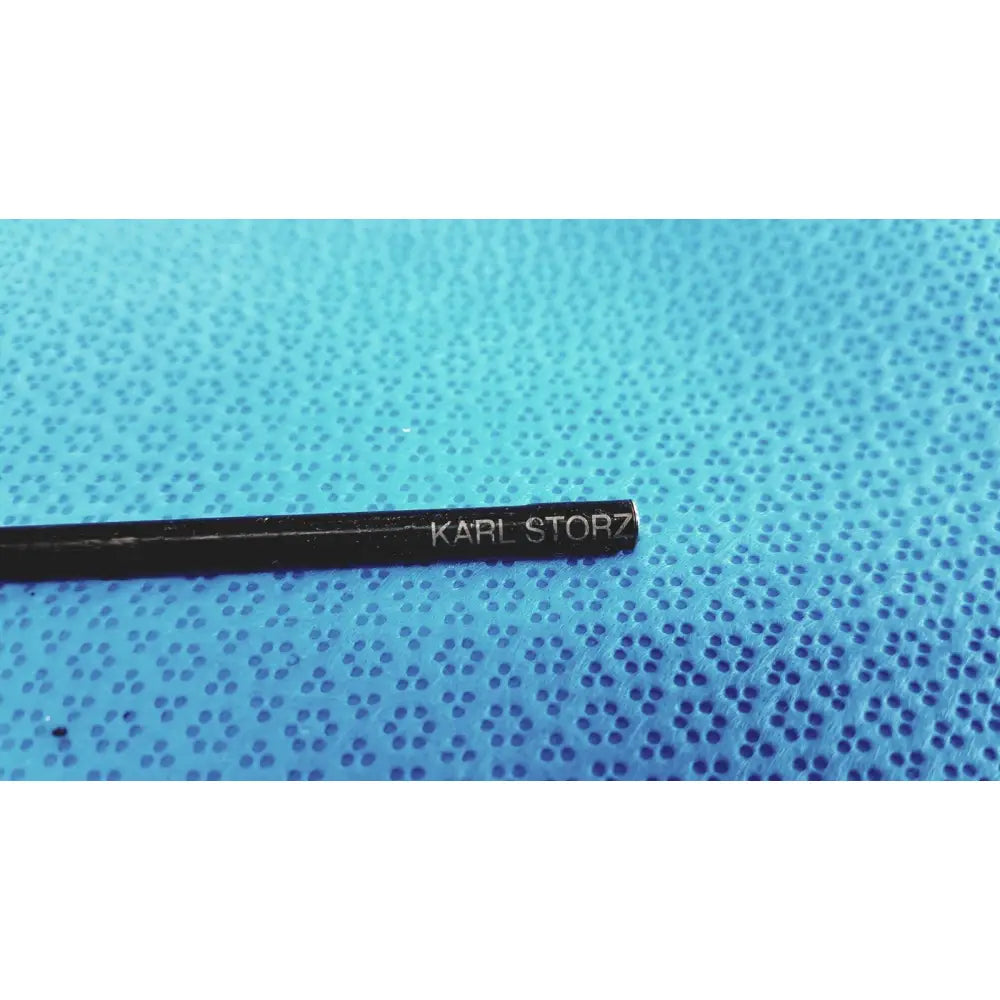 Black Karl Storz Clickline 33300 5.0mm insulated outer sheath with sleek polished metallic finish surgical instrument