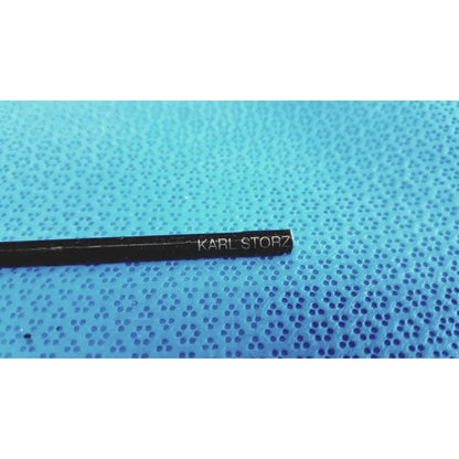 Black Karl Storz Clickline 33300 5.0mm insulated outer sheath with sleek polished metallic finish surgical instrument