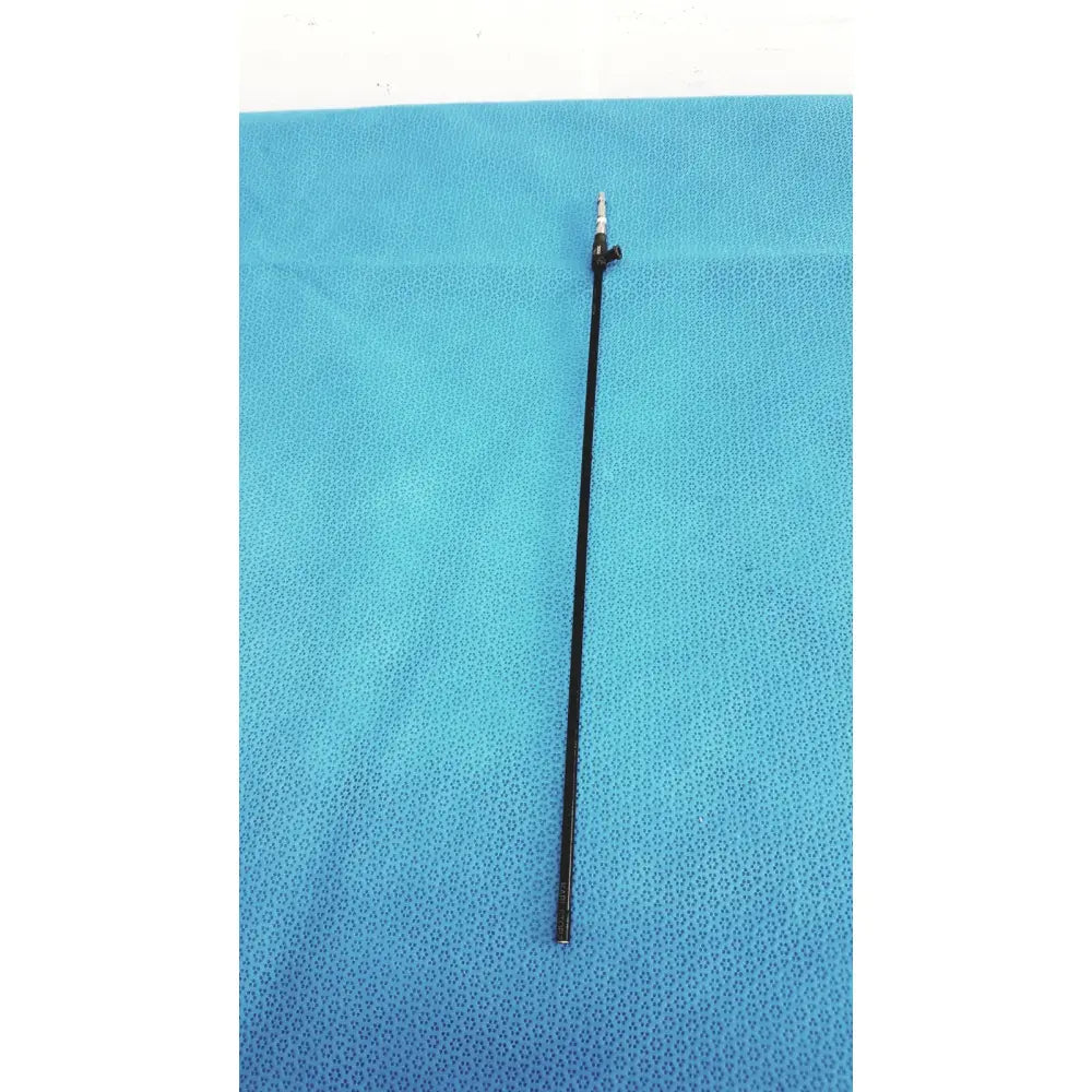 Black karl storz clickline medical endoscope with insulated outer sheath and metallic jointed tip for surgical use