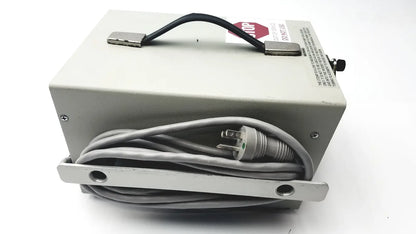 Gray metal industrial power supply unit with black handle and coiled cable for karl storz endoscopy 27224p pump