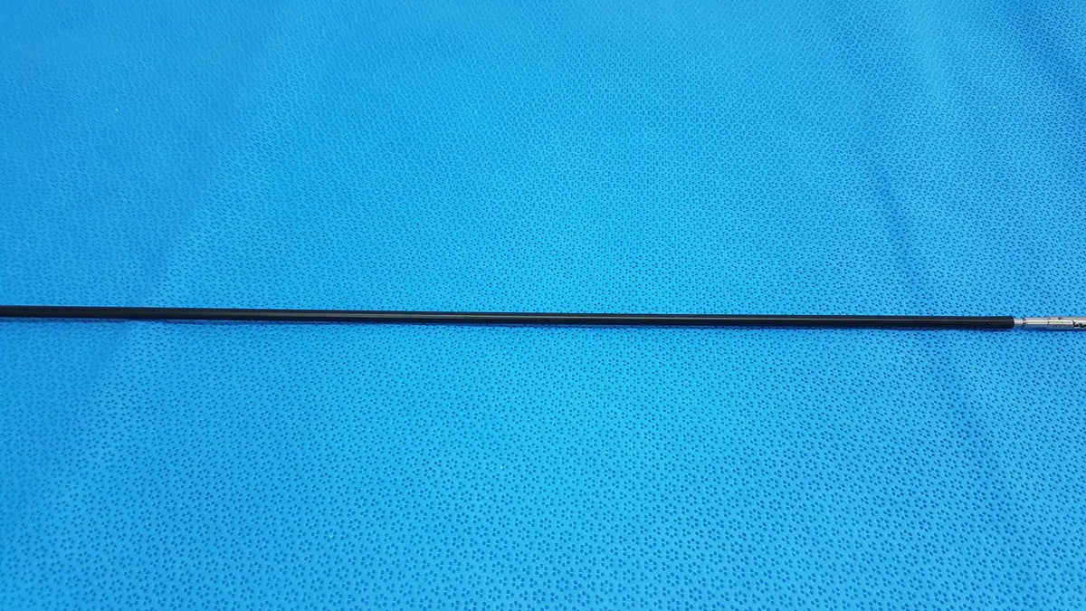 Black cylindrical karl storz laparoscopic sheath model 33400 with metallic tip for minimally invasive surgery