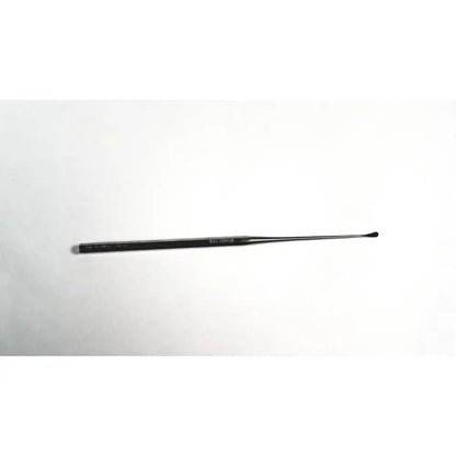 Black metal karl storz perkins elevator n1685 s19 stainless steel surgical instrument with slender curved handle and rounded tip