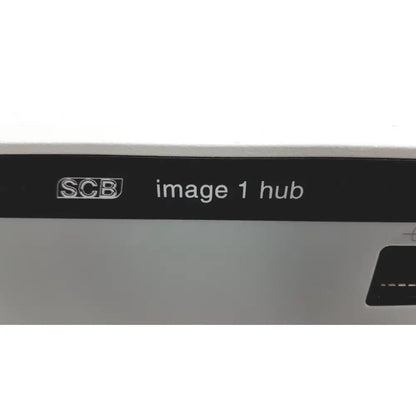 Black label karl storz scb image 1 hub 222000 20 endoscope camera control unit with white scb logo and image 1 hub text