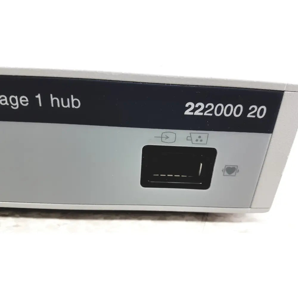 Gray plastic karl storz scb image 1 hub 222000 20 endoscope camera control unit with black label page 1 hub