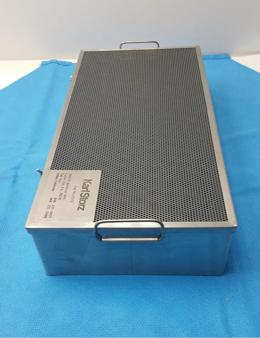 Karl Storz Sterilization Tray – Surgical Instrument Case – Autoclave Safe Sterilization Tray, second-hand product photo 1