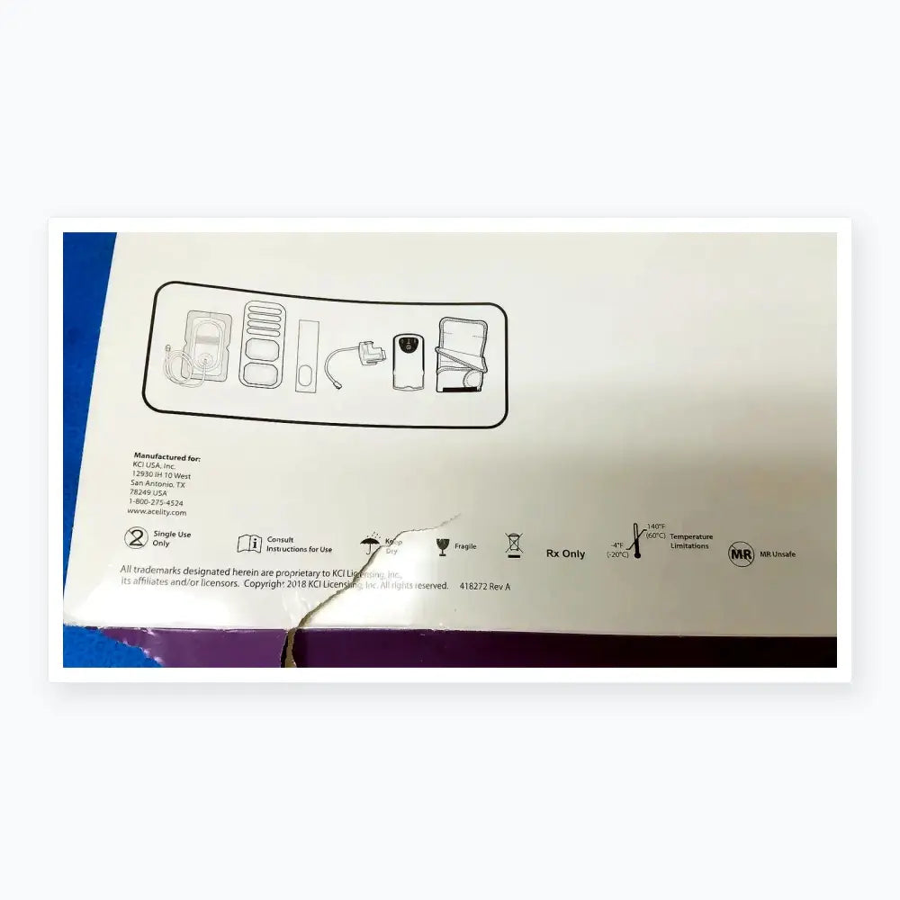 KCI PREVENA PRE1101US Incision Management System Peel & Place Dressing 13cm Incision Management Dressing, second-hand product photo 8