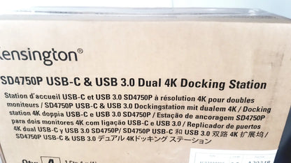 Kensington SD4750P USB-C & USB Dual 4K Docking Station Docking Station, second-hand product photo 2