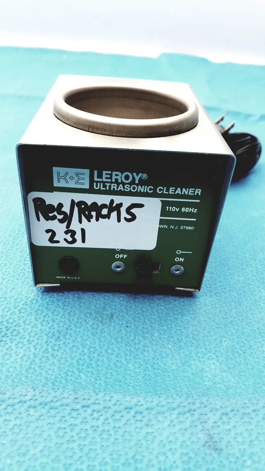 Reuse Medical Keuffel & Esser Leroy Ultrasonic Cleaner for Pens or Jewelry Jewelry Cleaners & Polish, second-hand product photo 1