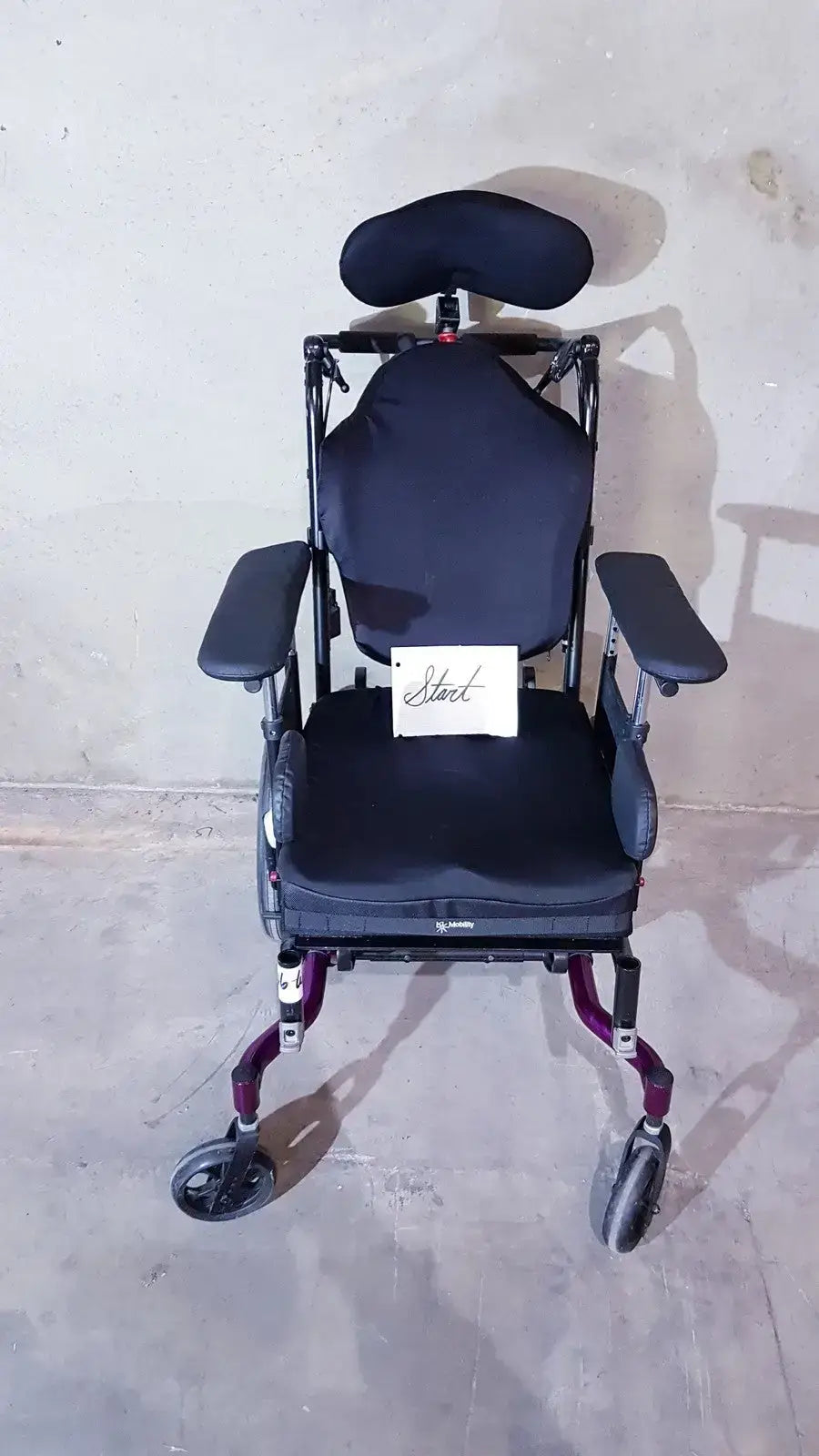 Ki Mobility Focus CR Tilt In Space Wheelchair Adjustable, All Show in Pictures Tilt-in-Space Wheelchair, second-hand product photo 1