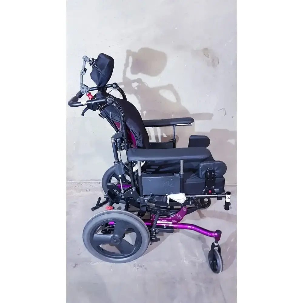 Ki Mobility Focus CR Tilt In Space Wheelchair Adjustable, All Show in Pictures Tilt-in-Space Wheelchair, second-hand product photo 17