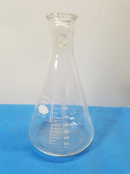 Kimax 1000 mL Erlenmeyer Flask – Borosilicate Glass Laboratory Vessel Erlenmeyer Flask, second-hand product photo 1