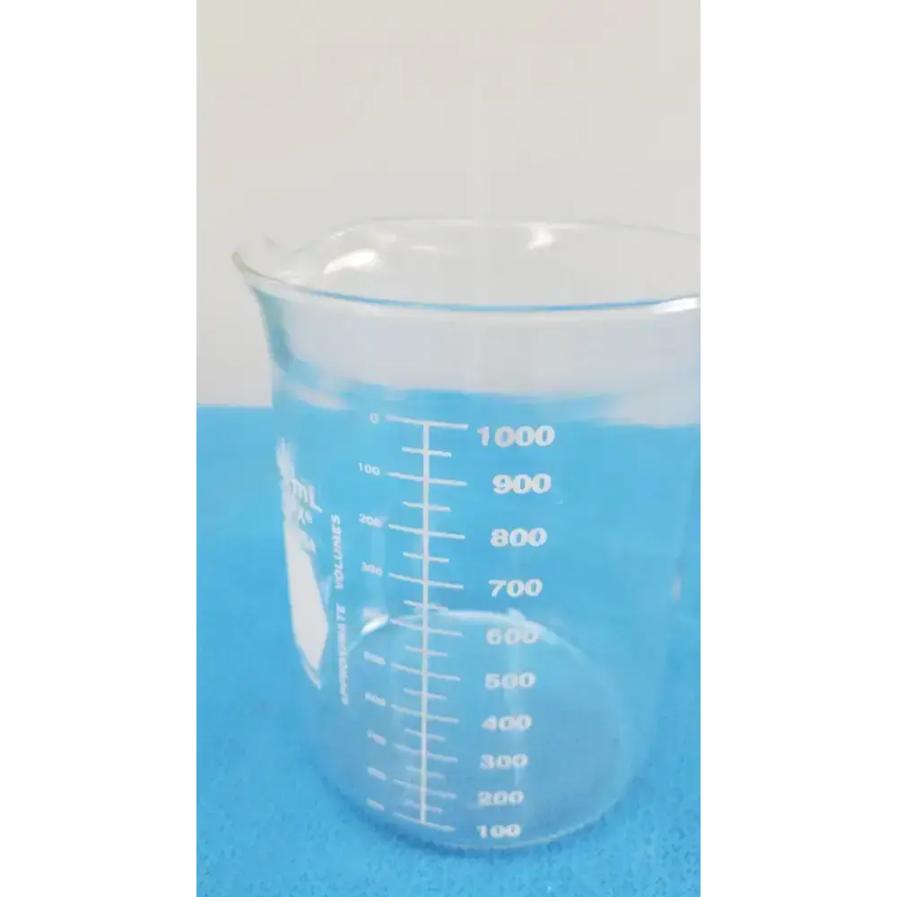 Kimax Kimble USA KIMAX 1000 ML KIMBLE USA NO 14000 Glassware Beaker Laboratory Beaker, second-hand product photo 3