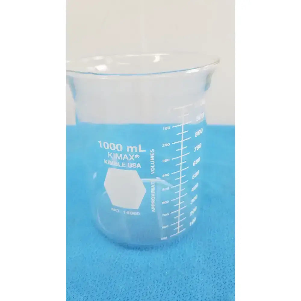 Kimax Kimble USA KIMAX 1000 ML KIMBLE USA NO 14000 Glassware Beaker Laboratory Beaker, second-hand product photo 1