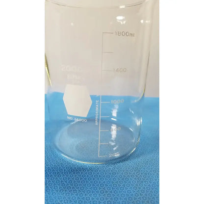 Kimax 2000mL Heavy Duty Glass Beaker Graduated Lab Ware Laboratory Glass Beaker, second-hand product photo 5