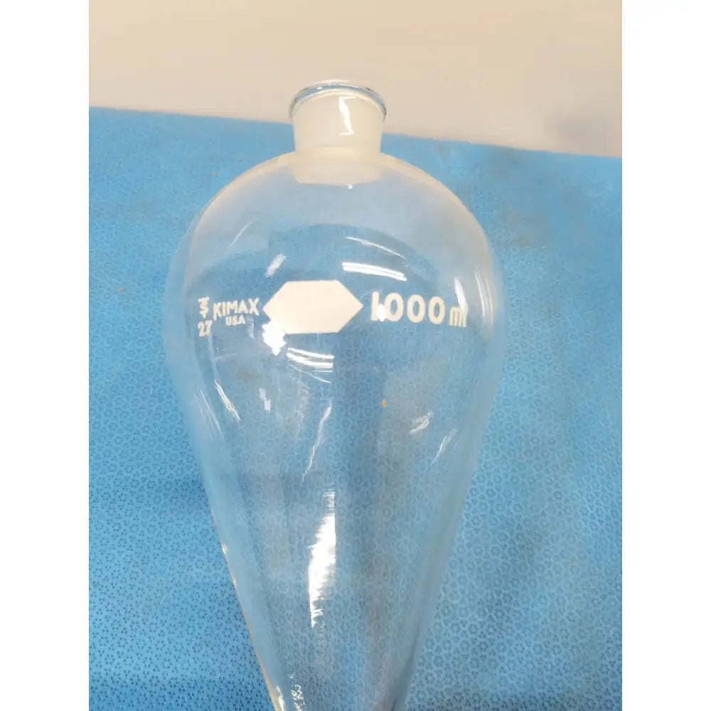 Kimax 500 mL Separatory Funnel – Borosilicate Laboratory Glassware Separatory Funnel, second-hand product photo 2