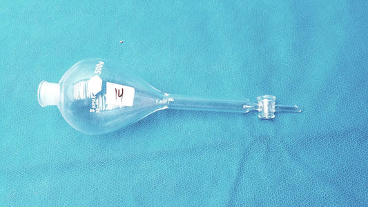 KIMAX 500mL Gilson Separatory Funnel w/ PTFE Key Stopcock & 29/32 Socket Separatory Funnel, second-hand product photo 2