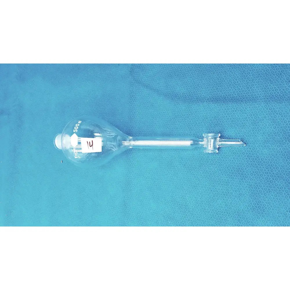 KIMAX 500mL Gilson Separatory Funnel w/ PTFE Key Stopcock & 29/32 Socket Separatory Funnel, second-hand product photo 1