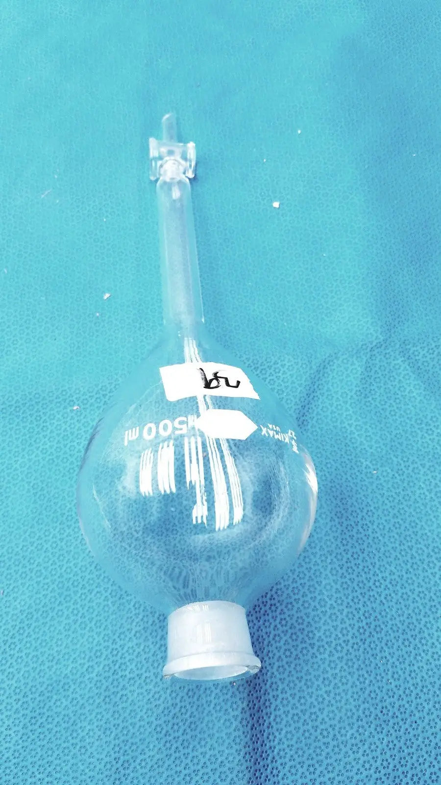 Kimax 500mL Glass Chromatography Column Reservoir – Borosilicate Lab Glassware Lab Glassware, second-hand product photo 6