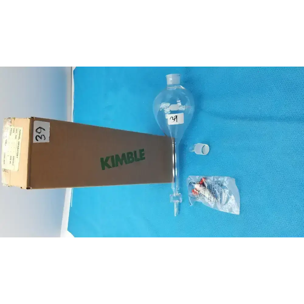 Kimax 500mL Glass Chromatography Column Reservoir – Borosilicate Lab Glassware Lab Glassware, second-hand product photo 1
