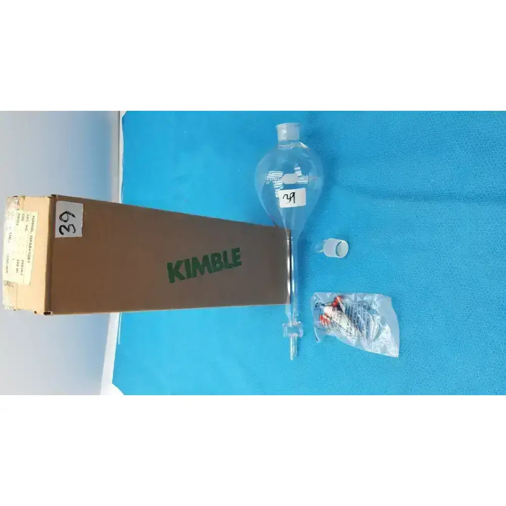 Kimax 500mL Glass Chromatography Column Reservoir – Borosilicate Lab Glassware Lab Glassware, second-hand product photo 1