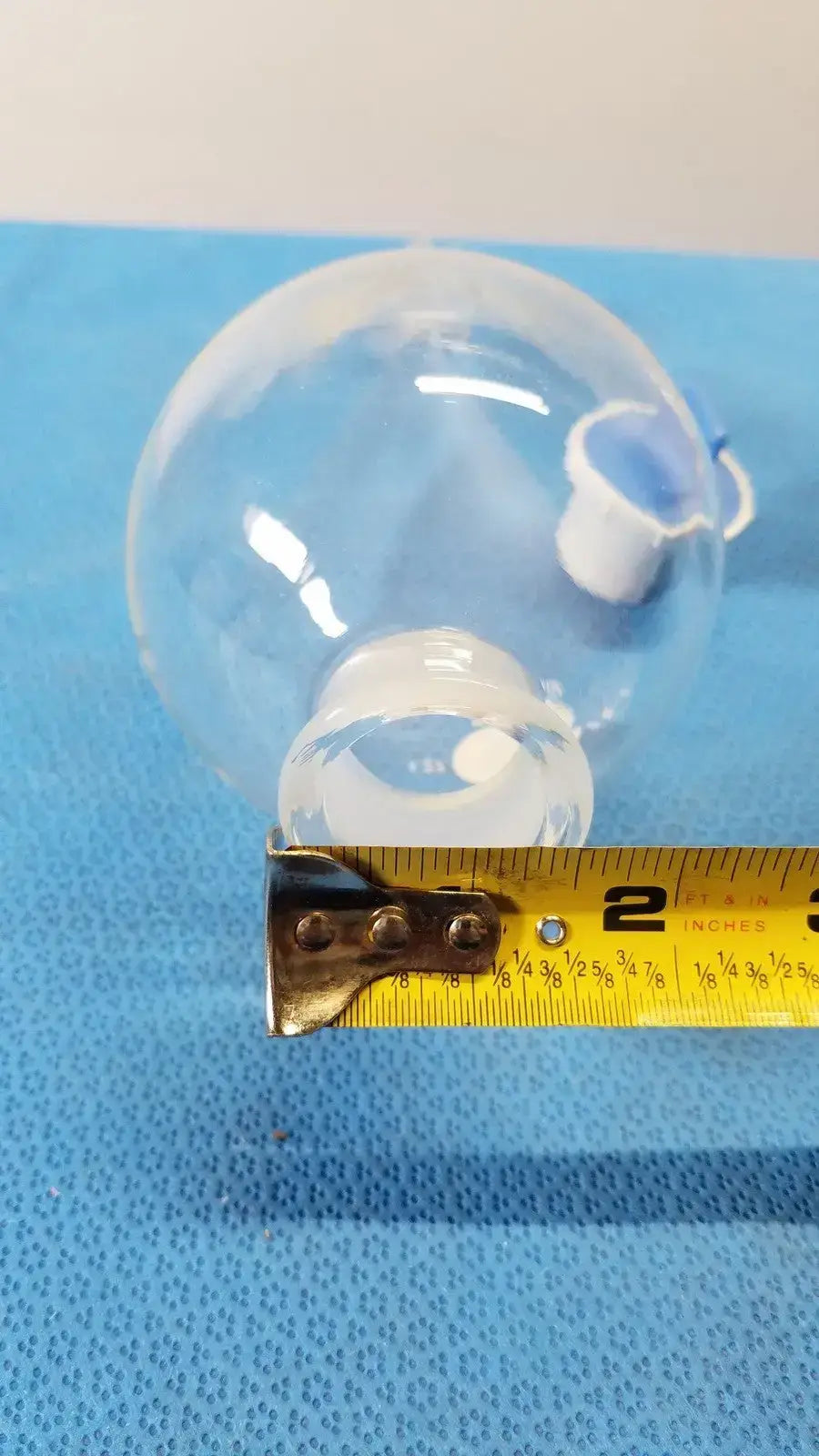 Kimax 500mL Squibb Separatory Funnel with Neck Borosilicate Lab Glass Separatory Funnel, second-hand product photo 3
