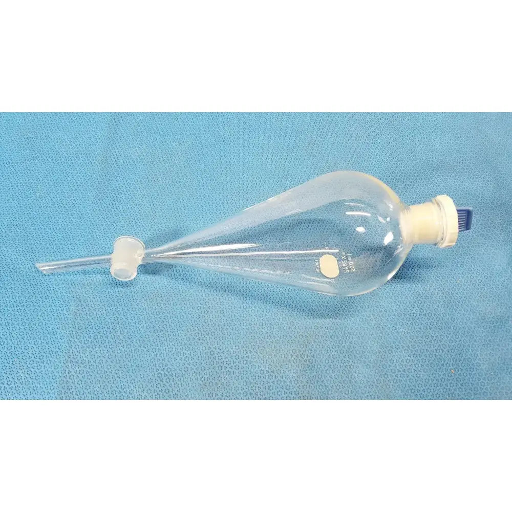 Kimax 500mL Squibb Separatory Funnel with Neck Borosilicate Lab Glass Separatory Funnel, second-hand product photo 1