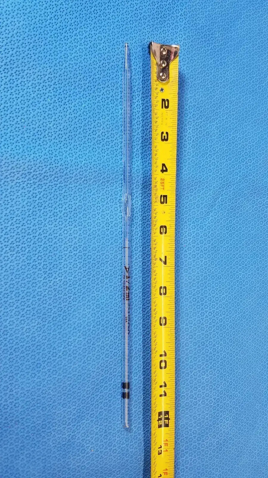 KIMAX Class A Glass Bulb, 1/2 mL, Reusable Laboratory Volumetric Ware Laboratory Glassware, second-hand product photo 4