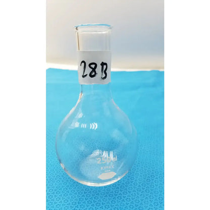 Kimax Flat Bottom Glass Flask Lab Chemistry Glassware 250 ml Laboratory Glass Flask, second-hand product photo 1