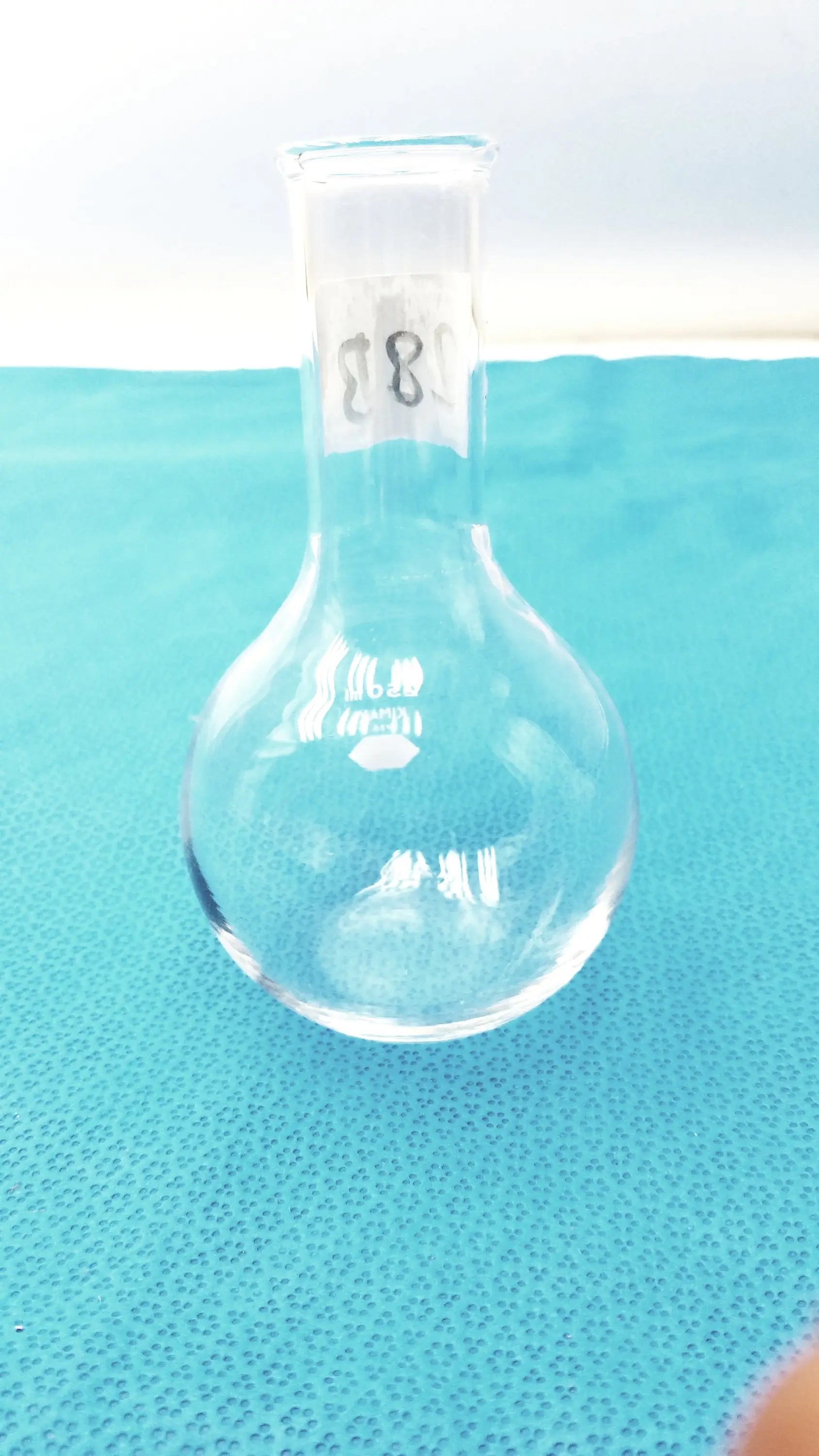 Kimax Flat Bottom Glass Flask Lab Chemistry Glassware 250 ml Laboratory Glass Flask, second-hand product photo 8
