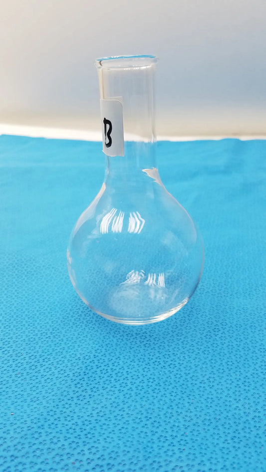 Kimax Flat Bottom Glass Flask Lab Chemistry Glassware 250 ml Laboratory Glass Flask, second-hand product photo 2