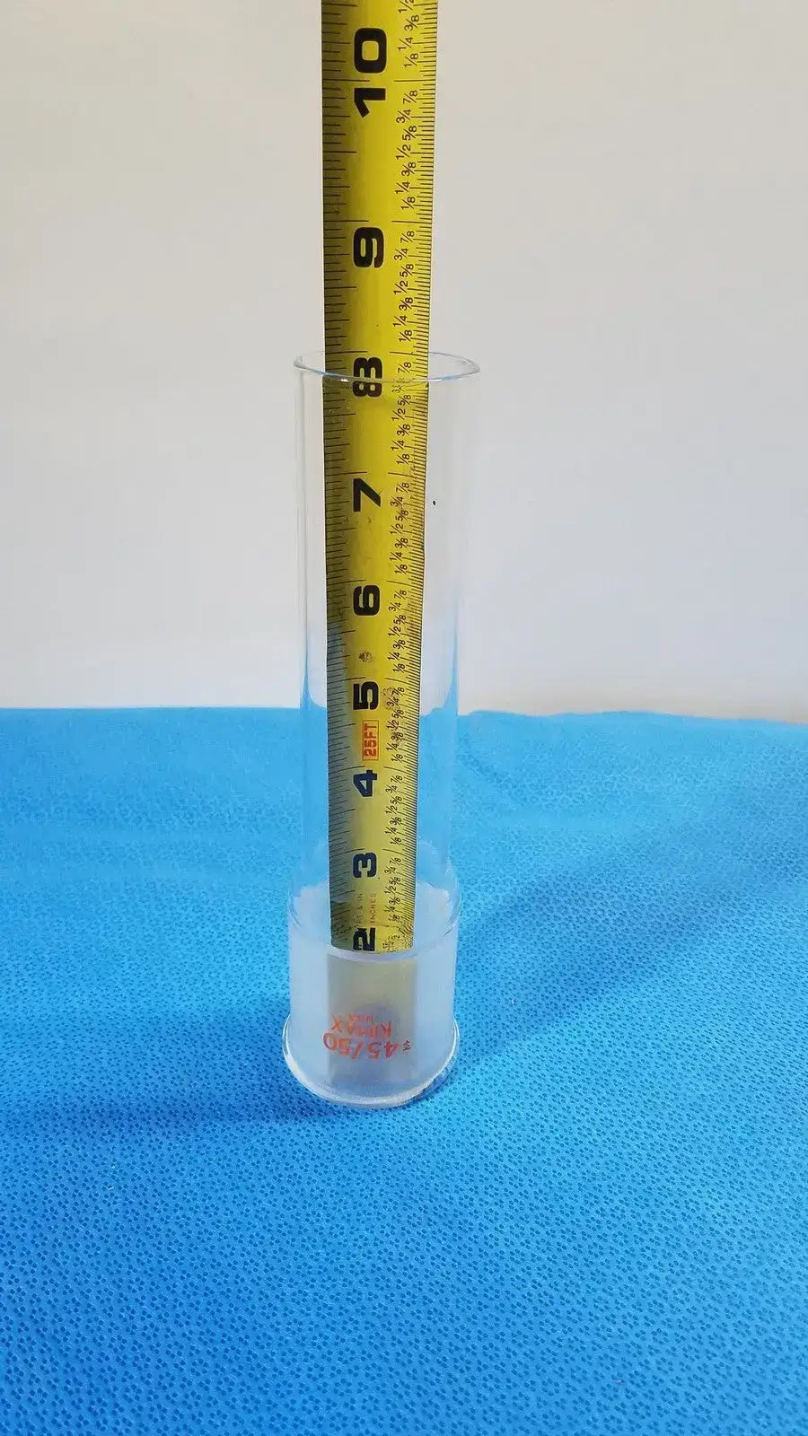 Kimax Glass Ground Joint Adapter, 45/50 Outer Joint Size, Lab Glassware Laboratory Glassware Adapter, second-hand product photo 2