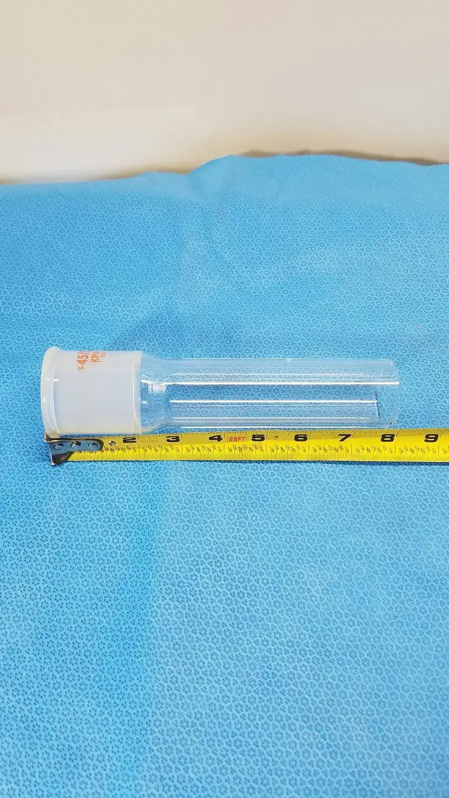 Kimax Glass Ground Joint Adapter, 45/50 Outer Joint Size, Lab Glassware Laboratory Glassware Adapter, second-hand product photo 1